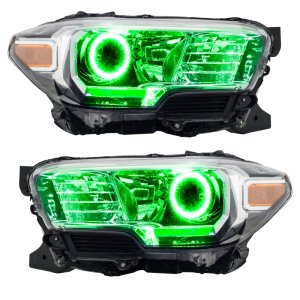Toyota Tacoma LED Headlight Halo Kit - ORACLE Lighting - SMD Halos - Green - `16-`18